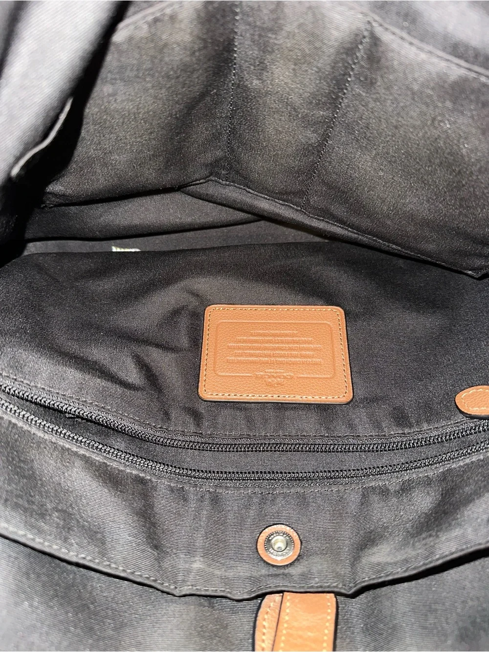 Coach smooth cognac